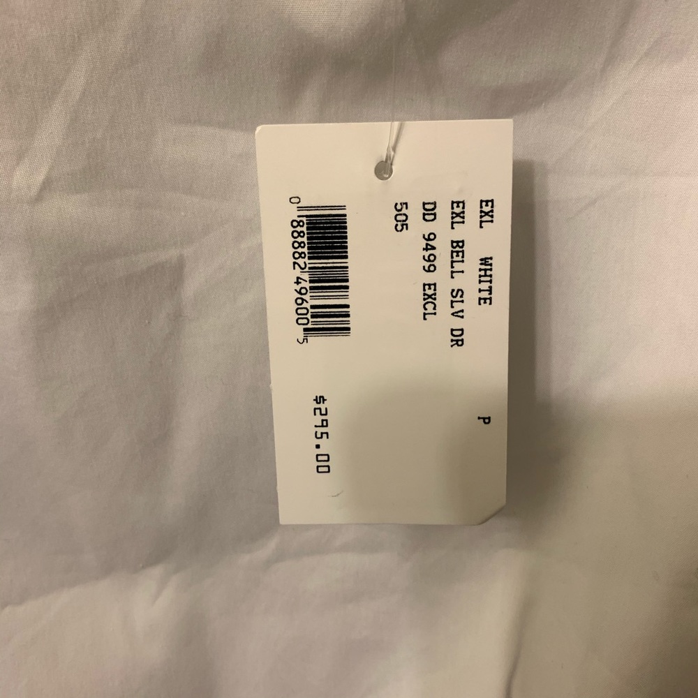 Intermix White Bell Sleeve Cut-out Mid-riff Dress - Picture 8 of 8